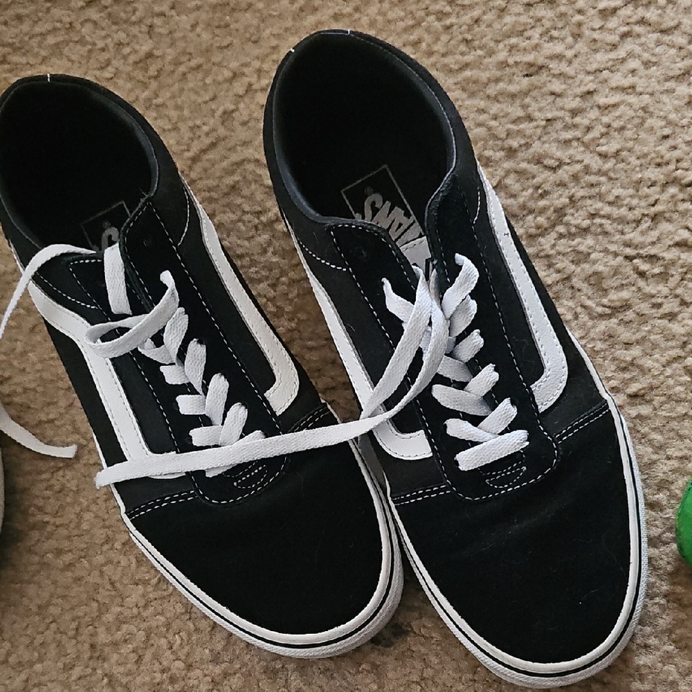 Vans Classic Black and White Sneakers